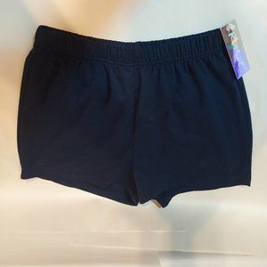 Romwe Women's (Size Medium/6) Navy Blue, Elastic Waist Shorts NWT